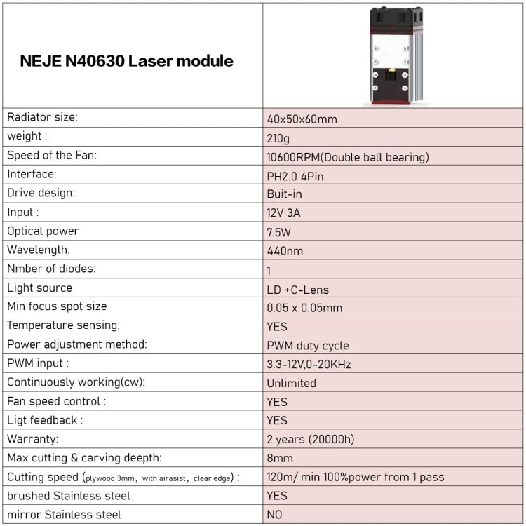 NEJE MASTER 3 Plus Laser Engraver with N40630 Laser Module(EU Plug) - free shipping - PMC Jewellery - Order now!