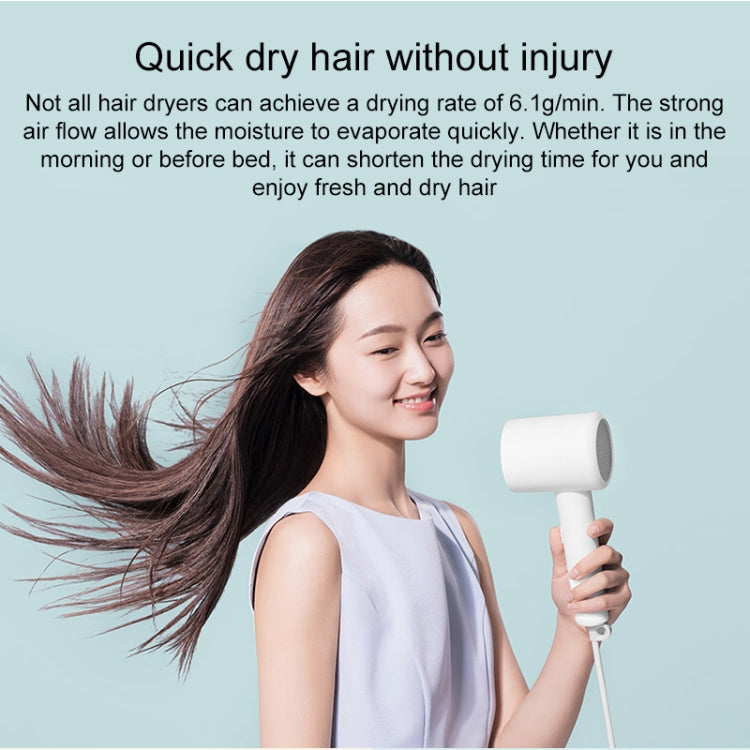 Original Xiaomi Mijia H300 Negative Ion Quick Drying Electric Hair Dryer, US Plug(White) - Hair Dryers & Accessories by Xiaomi | Online Shopping South Africa | PMC Jewellery | Buy Now Pay Later Mobicred