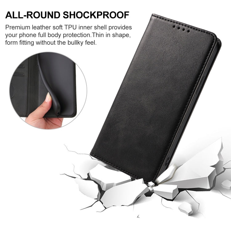 For vivo V20 2021 Magnetic Closure Leather Phone Case(Black) - vivo Cases by PMC TechLife | Online Shopping South Africa | PMC TechLife
