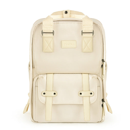 CADeN Multifunctional Photography Shoulders Digital Bag Portable Camera Backpack, Size:28.5 x 14 x 42cm(Beige) - Backpack by CADeN | Online Shopping South Africa | PMC Jewellery | Buy Now Pay Later Mobicred