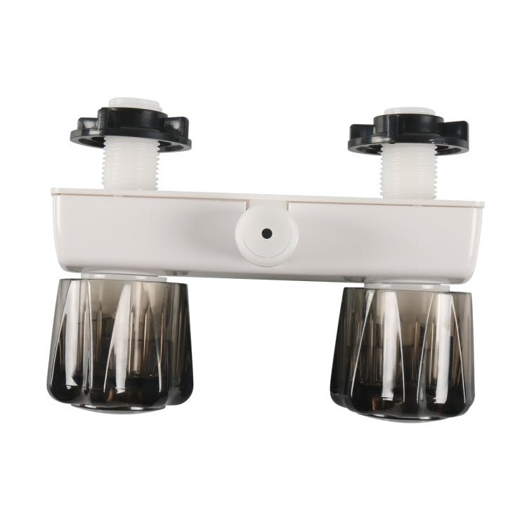 A7616-01 Dual Knob RV Shower Faucet Valve Diverter(Brown) - Others by PMC TechLife | Online Shopping South Africa | PMC TechLife | Buy Now Pay Later Mobicred