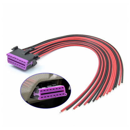 30cm 16Pin Fixed Terminal Extension Cable Female Plug for Volkswagen - Cables & Connectors by PMC Jewellery | Online Shopping South Africa | PMC Jewellery | Buy Now Pay Later Mobicred