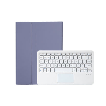 AM18-A Bluetooth Keyboard Leather Case with Touchpad For Lenovo XiaoXin Pad Pro 2022 11.2 inch(Blue) - Lenovo Keyboard by PMC Jewellery | Online Shopping South Africa | PMC Jewellery