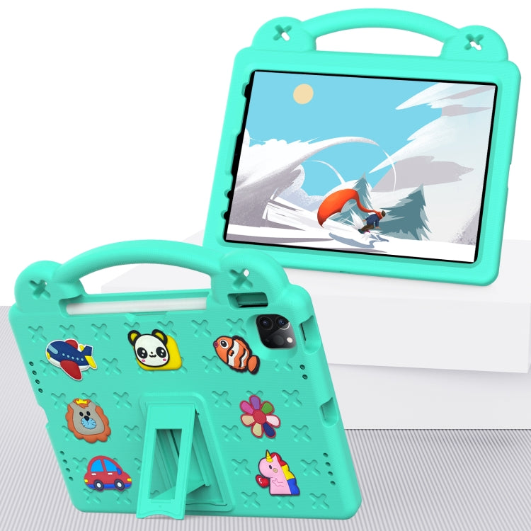 Handle Kickstand Children EVA Shockproof Tablet Case For iPad Pro 11 2018 / 2020 / 2021(Mint Green) - More iPad Cases by PMC TechLife | Online Shopping South Africa | PMC TechLife