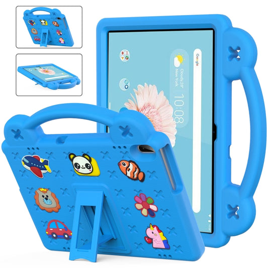 For Lenovo Tab M10 X605 / X505 / Tab P10 X705 Handle Kickstand Children EVA Shockproof Tablet Case(Sky Blue) - Lenovo by PMC Jewellery | Online Shopping South Africa | PMC Jewellery | Buy Now Pay Later Mobicred