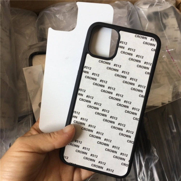 For iPhone 14 Pro Max 10 PCS 2D Blank Sublimation Phone Case(Black) - iPhone 14 Pro Max Cases by PMC Jewellery | Online Shopping South Africa | PMC Jewellery