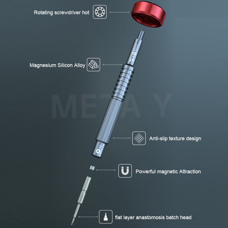 MECHANIC META Y Cross 1.2 Alloy Magnetic Screwdriver for Phone Repair - Screwdriver by MECHANIC | Online Shopping South Africa | PMC Jewellery | Buy Now Pay Later Mobicred