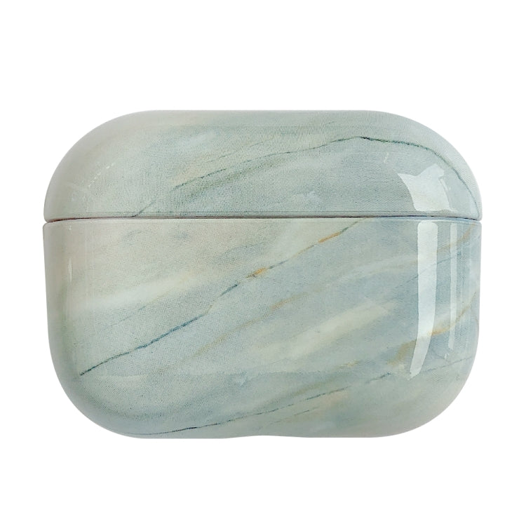 For AirPods Pro 2 Marble Pattern Wireless Earphone Protective Case(Grey Blue) - free shipping - PMC Jewellery - Order now!