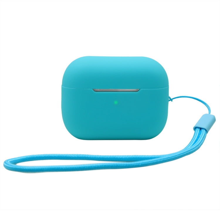 For AirPods Pro 2 2.0mm Solid Color Silicone Protective Cover(Blue) - For AirPods Pro 2 by PMC Jewellery | Online Shopping South Africa | PMC Jewellery | Buy Now Pay Later Mobicred