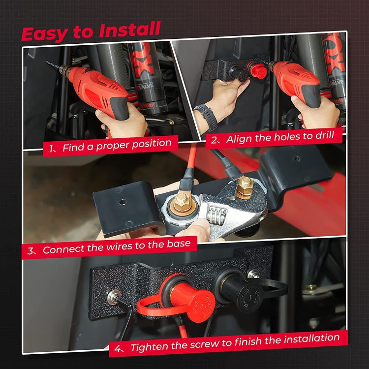 Car Battery Jumper Starter, Style:1.2cm - EV Charging Cables by PMC TechLife | Online Shopping South Africa | PMC TechLife