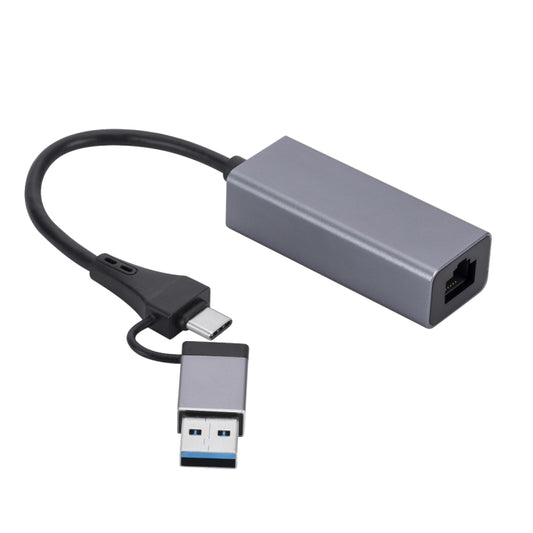 SL-017 USB3.0 Gigabit Network Type-C to Network Port USB HUB - USB HUB by PMC Jewellery | Online Shopping South Africa | PMC Jewellery | Buy Now Pay Later Mobicred