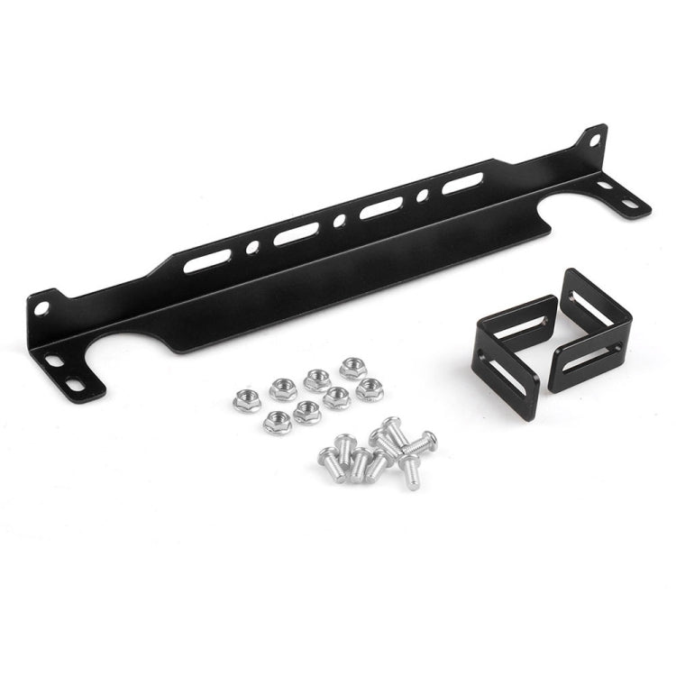 British 330mm Car Engine Oil Cooler Mounting Bracket Kit(Black) - Engine Fittings by PMC Jewellery | Online Shopping South Africa | PMC Jewellery | Buy Now Pay Later Mobicred