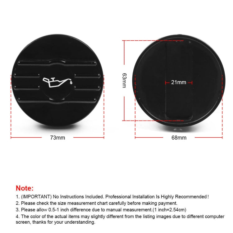For Volkswagen Car Engine Protect Cap Cover, Style:Fuel Tank Cap - Tank Covers by PMC TechLife | Online Shopping South Africa | PMC TechLife | Buy Now Pay Later Mobicred