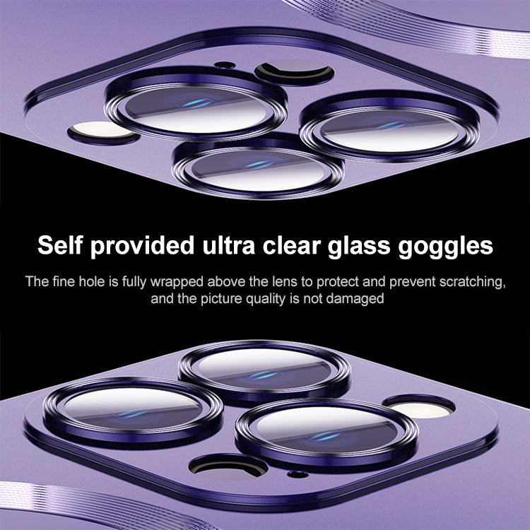 For iPhone 13 Liquid Lens Protector Magsafe Phone Case(Dark Purple) - free shipping - PMC TechLife - Order now!