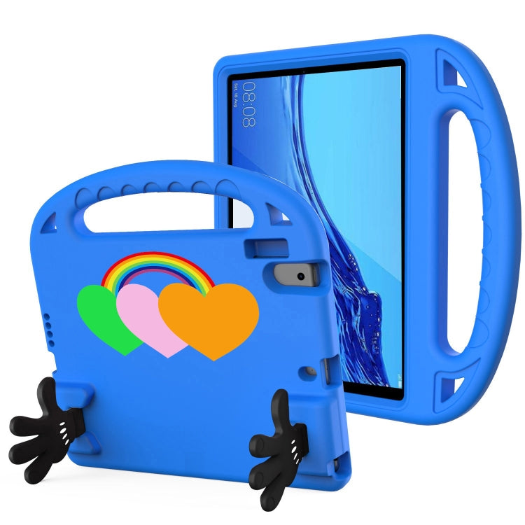 For Lenovo Tab B10 10.1 2020 Love Small Palm Holder EVA Tablet Case(Blue) - Lenovo by PMC TechLife | Online Shopping South Africa | PMC TechLife | Buy Now Pay Later Mobicred