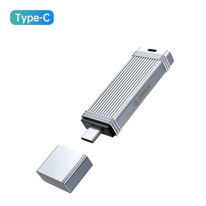 ORICO 256GB Type-C USB3.2 Gen1 USB Flash Drive, Read 260MB/s, Write 50MB/s (Silver) - USB Flash Drives by ORICO | Online Shopping South Africa | PMC Jewellery | Buy Now Pay Later Mobicred