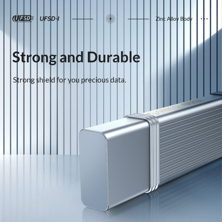 ORICO USB Solid State Flash Drive, Read: 520MB/s, Write: 450MB/s, Memory:128GB, Port:USB-A(Silver) - free shipping - PMC Jewellery - Order now!
