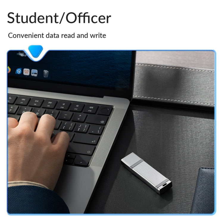 ORICO USB Solid State Flash Drive, Read: 520MB/s, Write: 450MB/s, Memory:512GB, Port:USB-A(Silver) - free shipping - PMC TechLife - Order now!