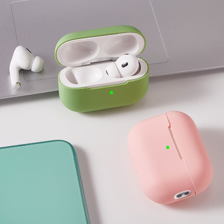 For AirPods Pro 2 Earphone Silicone Protective Case(Green) - For AirPods Pro 2 by PMC Jewellery | Online Shopping South Africa | PMC Jewellery | Buy Now Pay Later Mobicred