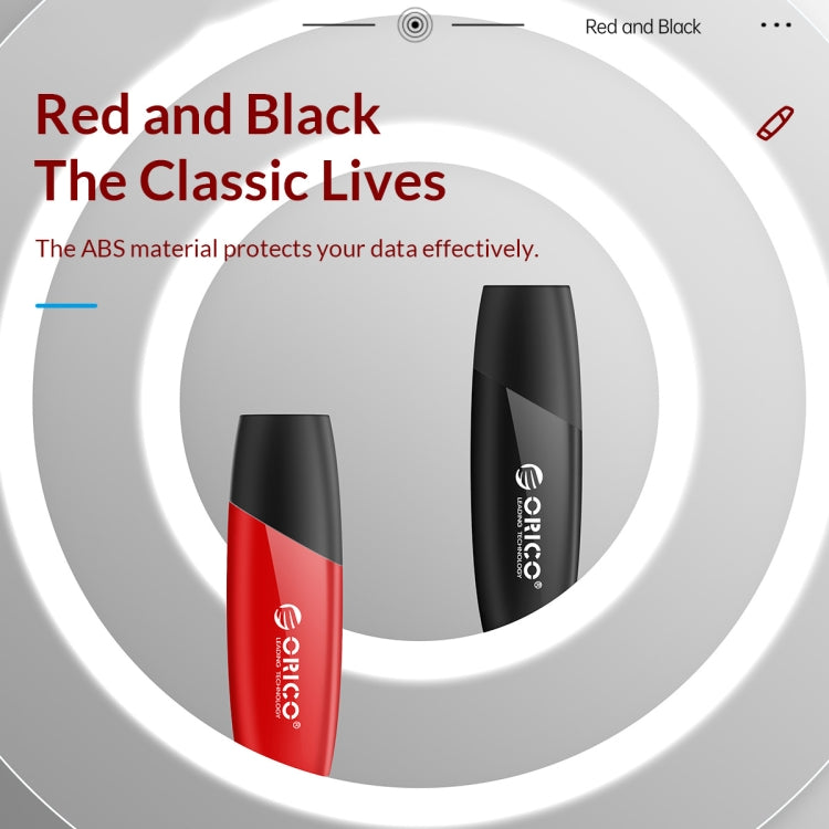 ORCIO USB3.0 U Disk Drive, Read: 100MB/s, Write: 15MB/s, Memory:128GB, Port:USB-A(Red) - free shipping - PMC Jewellery - Order now!