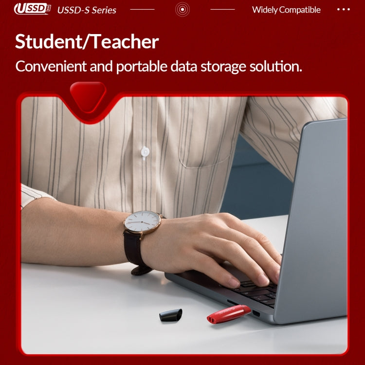 ORICO USB Solid State Flash Drive, Read: 520MB/s, Write: 450MB/s, Memory:256GB, Port:USB-A(Red) - free shipping - PMC Jewellery - Order now!