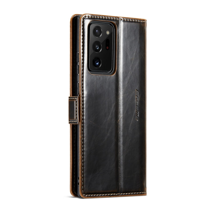 For Samsung Galaxy Note20 Ultra CaseMe 003 Crazy Horse Texture Leather Phone Case(Coffee) - Galaxy Phone Cases by CaseMe | Online Shopping South Africa | PMC Jewellery | Buy Now Pay Later Mobicred