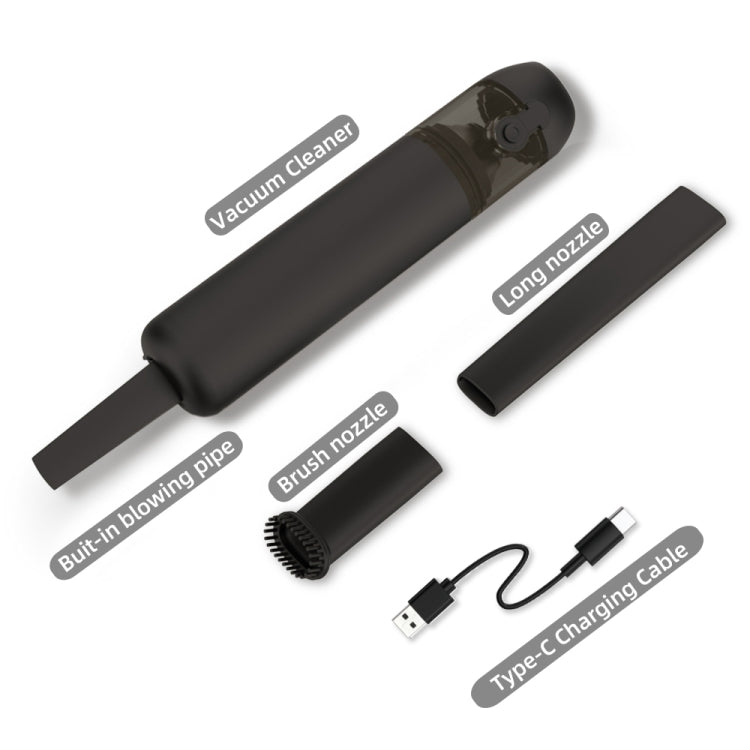 F35 15000Pa Cordless Handheld Car Vacuum Cleaner(Black) - free shipping - PMC TechLife - Order now!