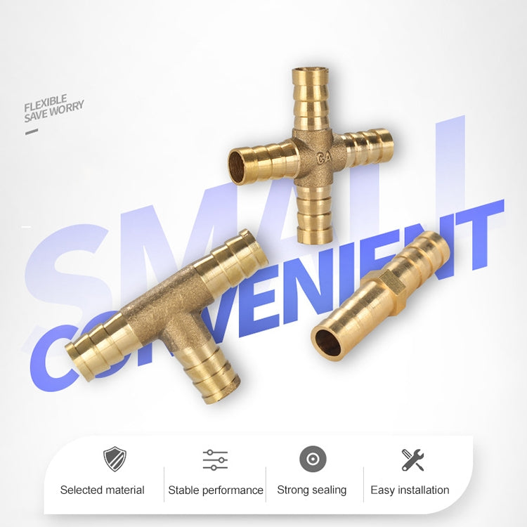 LAIZE 2pcs Pagoda T-type Three Way Pneumatic Components, Caliber:6mm - Interface Series by LAIZE | Online Shopping South Africa | PMC TechLife | Buy Now Pay Later Mobicred