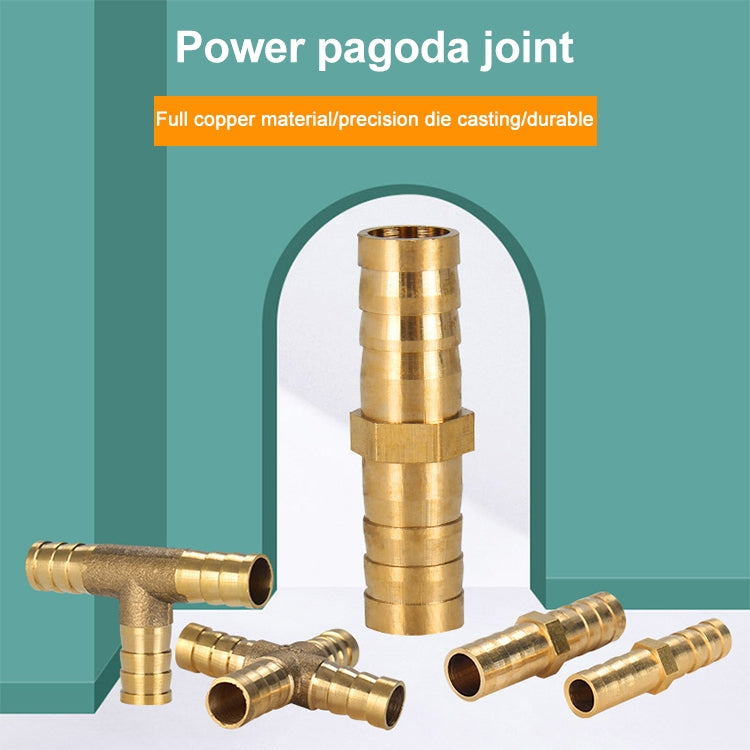 LAIZE Pagoda T-type Three Way Pneumatic Components, Caliber:12mm - Interface Series by LAIZE | Online Shopping South Africa | PMC TechLife | Buy Now Pay Later Mobicred