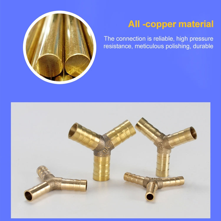 LAIZE 2pcs Pagoda Y-type Three Way Pneumatic Components, Caliber:6mm - Interface Series by LAIZE | Online Shopping South Africa | PMC TechLife | Buy Now Pay Later Mobicred