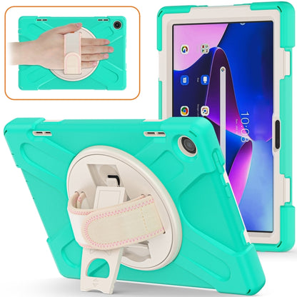 For Lenovo Tab M10 10.1 3rd Gen Silicone + PC Protective Tablet Case(Mint Green) - Lenovo by PMC Jewellery | Online Shopping South Africa | PMC Jewellery | Buy Now Pay Later Mobicred