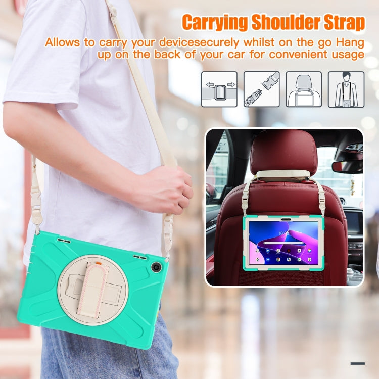 For Lenovo Tab M10 10.1 3rd Gen Silicone + PC Protective Tablet Case(Mint Green) - Lenovo by PMC TechLife | Online Shopping South Africa | PMC TechLife | Buy Now Pay Later Mobicred