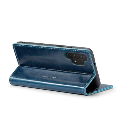 For Samsung Galaxy A13 4G/A13 5G/A04S/A04/M13 5G CaseMe 003 Crazy Horse Texture Leather Phone Case(Blue) - Galaxy Phone Cases by CaseMe | Online Shopping South Africa | PMC Jewellery | Buy Now Pay Later Mobicred