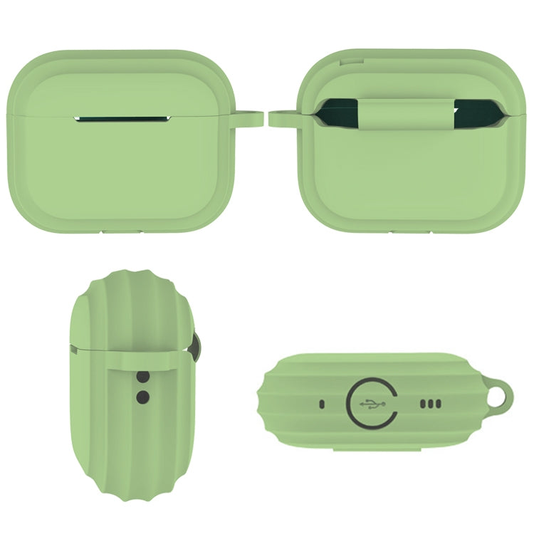 For AirPods Pro 2 Striped Shockproof Earphone Case(Transparent) - free shipping - PMC Jewellery - Order now!