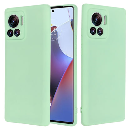 For Motorola Edge 30 Ultra / Moto X30 Pro Pure Color Liquid Silicone Shockproof Phone Case(Green) - Motorola Cases by PMC Jewellery | Online Shopping South Africa | PMC Jewellery