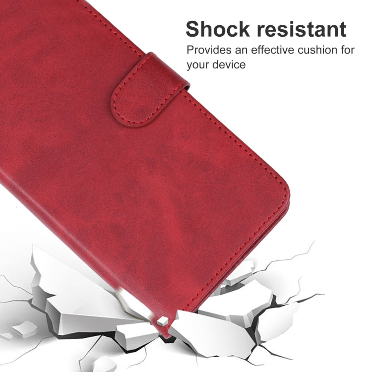 For TCL 405 / 406 / T506D Leather Phone Case(Red) - More Brand by PMC Jewellery | Online Shopping South Africa | PMC Jewellery | Buy Now Pay Later Mobicred