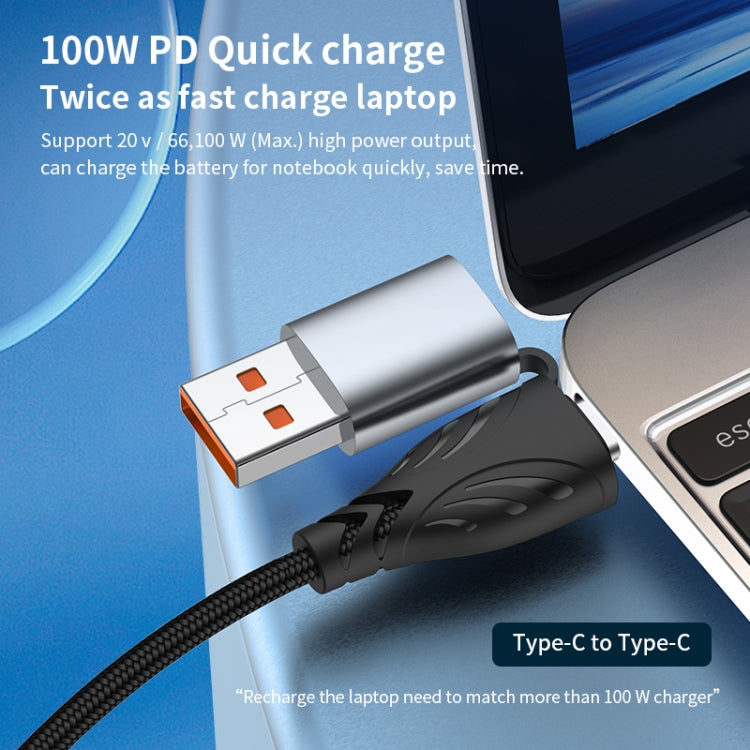 ADC-008 100W USB/Type-C to Type-C + 8 Pin + Micro USB Two to Three Fully Compatible Fast Charge Data Cable, Length:2m - Multifunction Cable by PMC Jewellery | Online Shopping South Africa | PMC Jewellery | Buy Now Pay Later Mobicred