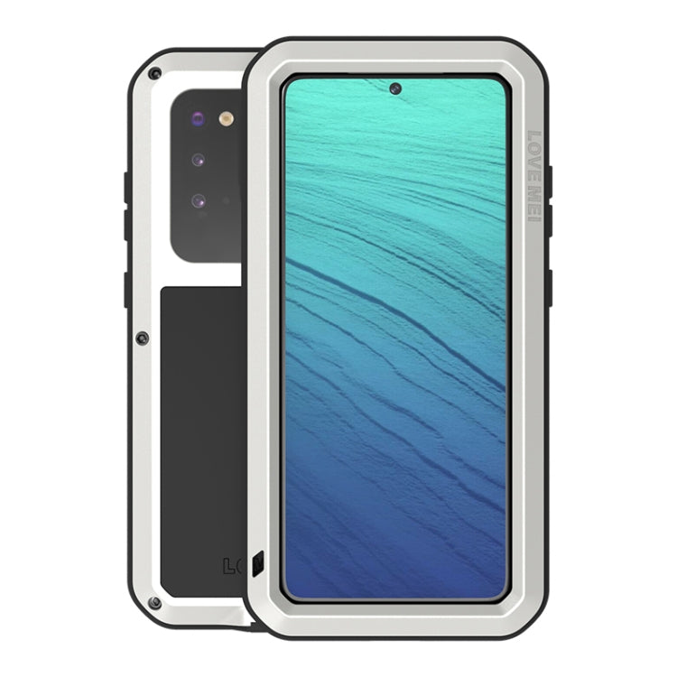 For Galaxy S20 LOVE MEI Metal Shockproof Waterproof Dustproof Protective Case(Silver) - free shipping - PMC TechLife - Order now!