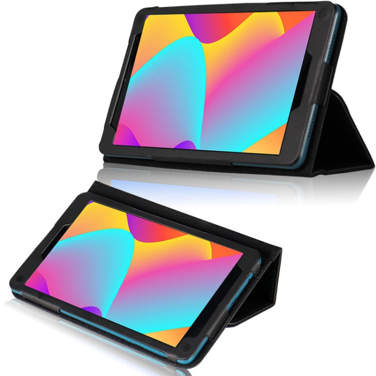 For TCL Tab 8 Litchi Texture Tablet Leather Case with Holder(Black) - Others by PMC TechLife | Online Shopping South Africa | PMC TechLife | Buy Now Pay Later Mobicred