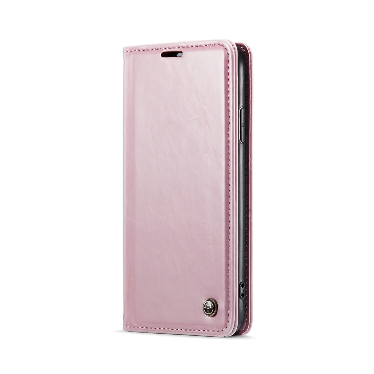 For iPhone 11 CaseMe 003 Crazy Horse Texture Leather Phone Case(Rose Gold) - iPhone 11 Cases by CaseMe | Online Shopping South Africa | PMC Jewellery | Buy Now Pay Later Mobicred