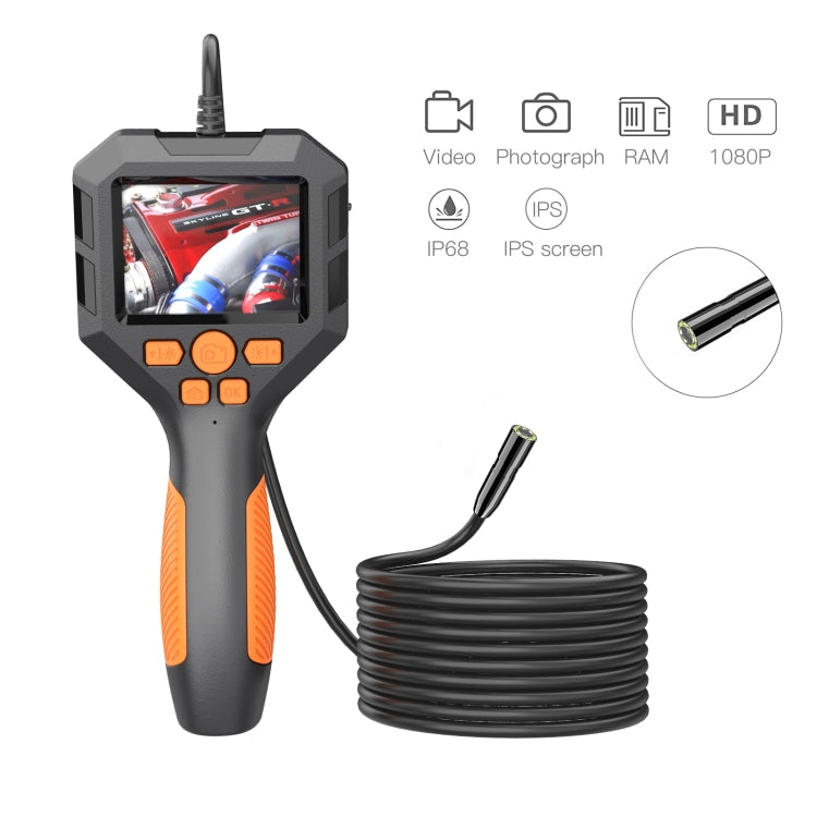 8mm P10 2.8 inch HD Handheld Endoscope with LCD Screen, Length:10m -  by PMC TechLife | Online Shopping South Africa | PMC TechLife | Buy Now Pay Later Mobicred