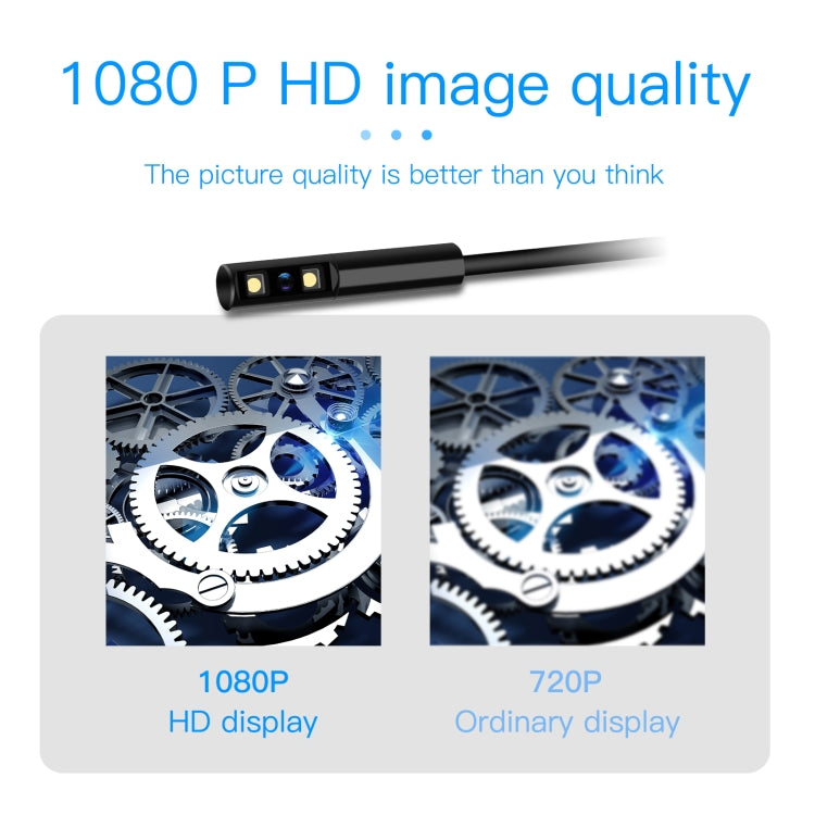 P100 8mm Side 2.4 inch HD Handheld Endoscope Hardlinewith with LCD Screen, Length:30m -  by PMC TechLife | Online Shopping South Africa | PMC TechLife | Buy Now Pay Later Mobicred