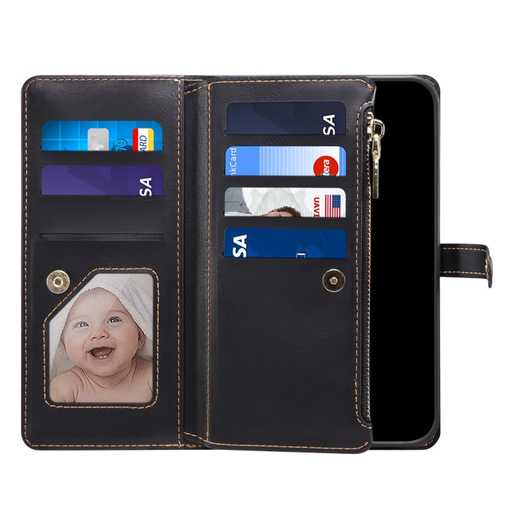 For Google Pixel 6 ESEBLE Star Series Lanyard Zipper Wallet RFID Leather Case(Black) - Google Cases by ESEBLE | Online Shopping South Africa | PMC TechLife | Buy Now Pay Later Mobicred