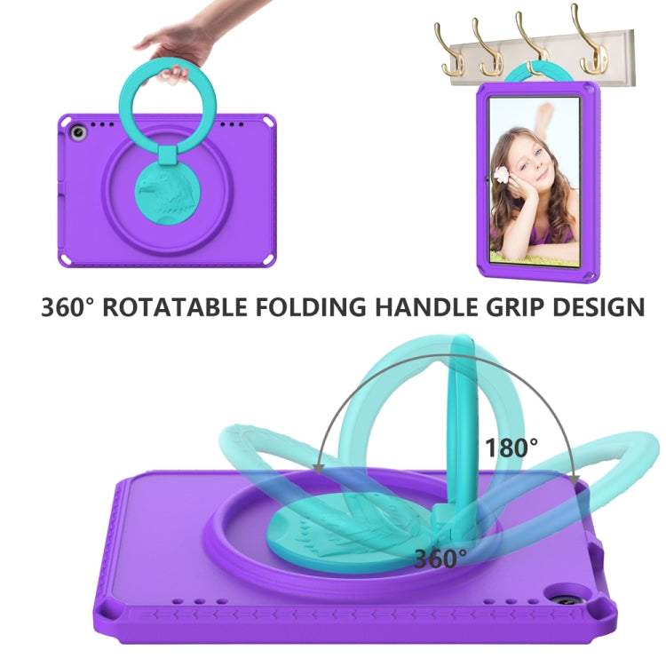 For Amazon Fire HD 8 2020 / HD 8 Plus 2022 EVA + PC Shockproof Tablet Case without Waterproof Frame(Purple) - Amazon by PMC TechLife | Online Shopping South Africa | PMC TechLife | Buy Now Pay Later Mobicred