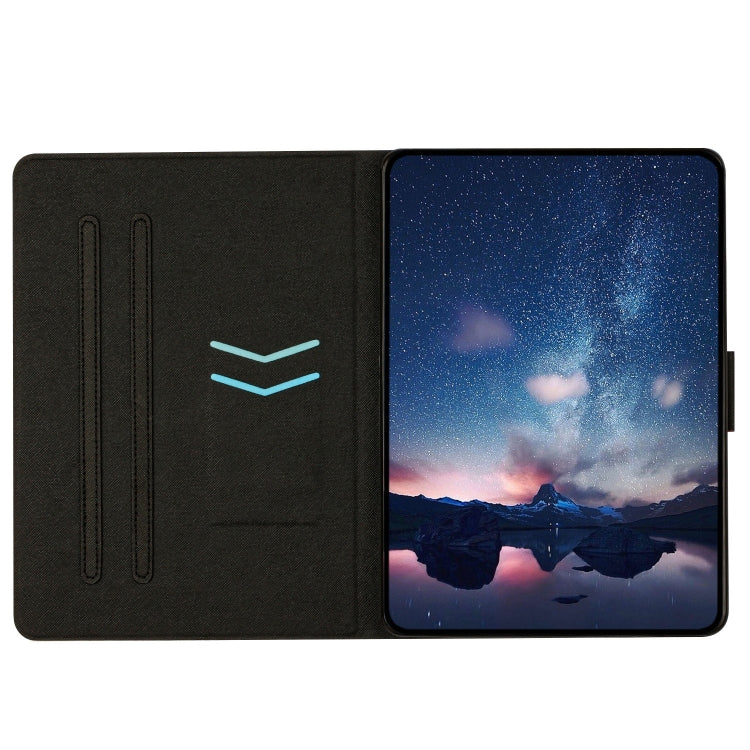 For Huawei MatePad T 10s Solid Color Crocodile Texture Leather Tablet Case(Orange) - Huawei by PMC TechLife | Online Shopping South Africa | PMC TechLife | Buy Now Pay Later Mobicred
