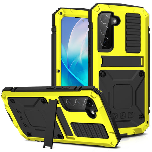 For Samsung Galaxy S23 5G R-JUST Life Waterproof Dustproof Shockproof Phone Case(Yellow) - Galaxy S23 5G Cases by R-JUST | Online Shopping South Africa | PMC Jewellery | Buy Now Pay Later Mobicred