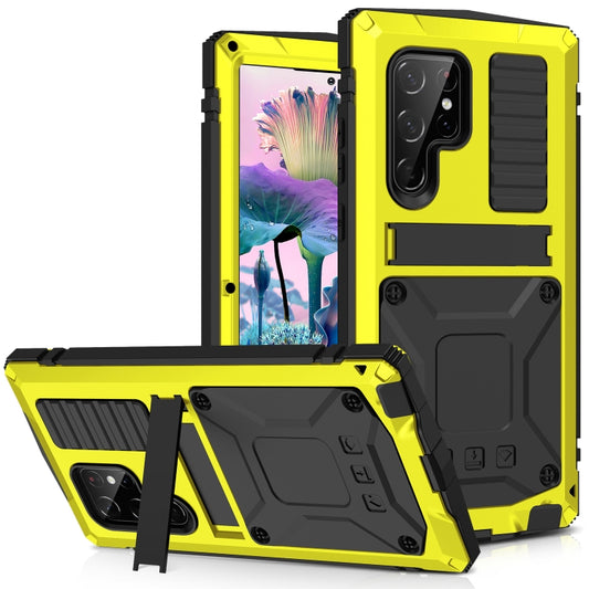 For Samsung Galaxy S23 Ultra 5G R-JUST Life Waterproof Dustproof Shockproof Phone Case(Yellow) - Galaxy S23 Ultra 5G Cases by R-JUST | Online Shopping South Africa | PMC Jewellery | Buy Now Pay Later Mobicred