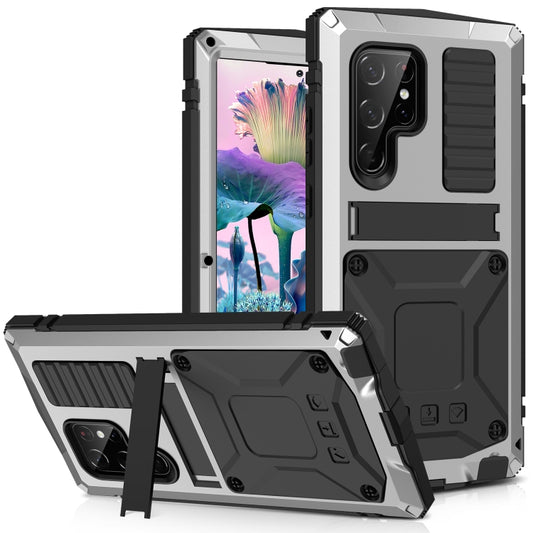 For Samsung Galaxy S23 Ultra 5G R-JUST Life Waterproof Dustproof Shockproof Phone Case(Silver) - Galaxy S23 Ultra 5G Cases by R-JUST | Online Shopping South Africa | PMC Jewellery | Buy Now Pay Later Mobicred