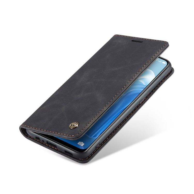 For OPPO Reno7 4G Indonesia/F21 Pro 4G/Reno8 4G CaseMe 013 Multifunctional Horizontal Flip Leather Phone Case(Black) - OPPO Cases by CaseMe | Online Shopping South Africa | PMC Jewellery | Buy Now Pay Later Mobicred