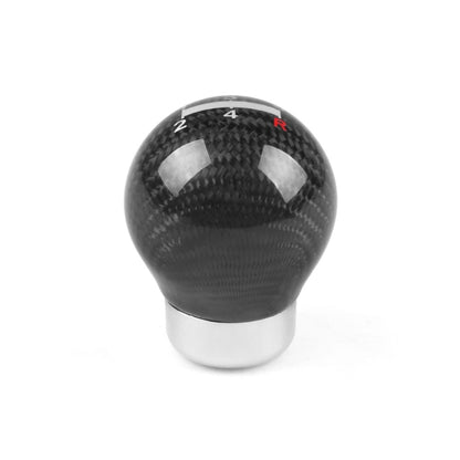 Universal Car Carbon Fiber Gear Shift Knob, 5-speed - Shift Knob by PMC Jewellery | Online Shopping South Africa | PMC Jewellery | Buy Now Pay Later Mobicred